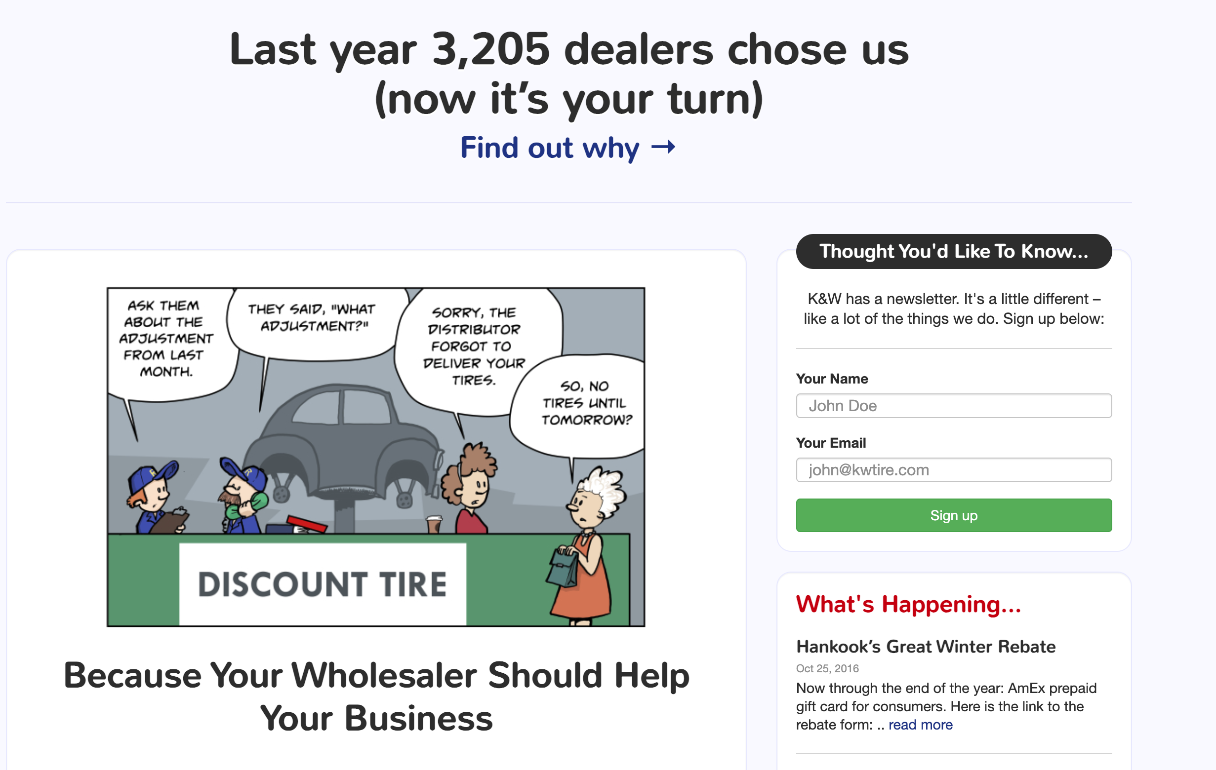 K&W Tire website